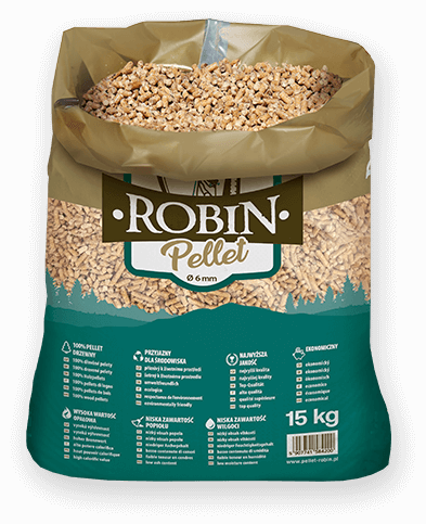 worek pelletu opałowego Robin do kupienia w Szczawnicy lub sklepie internetowym